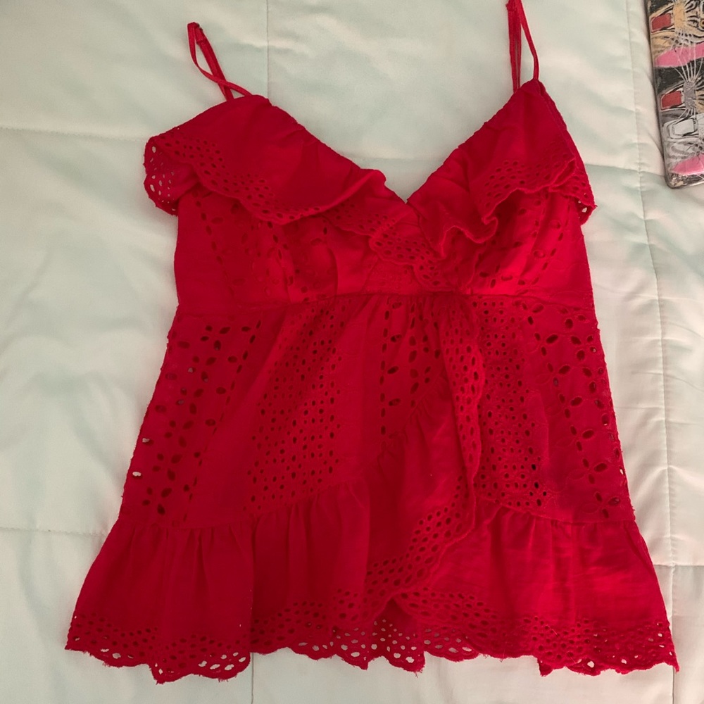Red Lush tank top